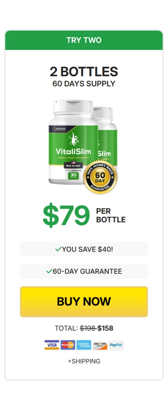 VitaliSlim™ 2 bottles pricing